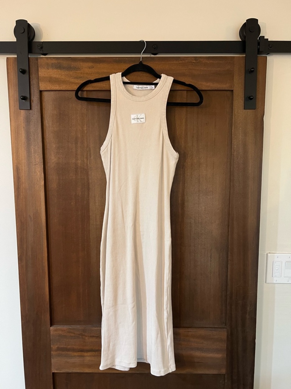 Calvin Klein Jeans Ribbed Midi Dress